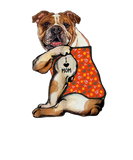 Discover Bulldog Dog Tattoo I Love Grandma Flower Mothers D