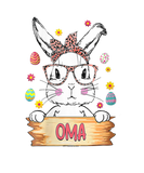 Discover Cute Bunny Face Leopard Print Glasses Oma Easter D