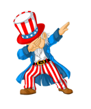 Discover Dabbing Uncle Sam Patriotic 4Th Of July USA Flag F