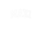 Discover Maxi Name Family Vintage Retro College Sports Arch
