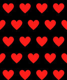 Discover Red hearts black background simple