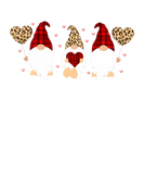 Discover Valentine Gnomes Holding Heart Leopard Plaid Valen