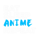 Discover Funny Eat Sleep Anime Repeat Gift