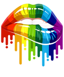 Discover LGBT Rainbow Lip Gay Pride