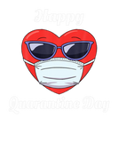Discover Heart In Sunglasses And Mask Happy Quarantine Day