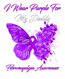 Discover Butterfly I Wear Purple For My Daddy Fibromyalgia
