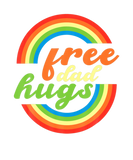 Discover Retro Funny Free Dad Hugs LGBT Month For Men