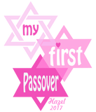 Discover Baby Girl My First Passover  Pink