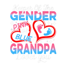 Discover Funny Pink Or Blue Grandpa Loves You Gender Reveal