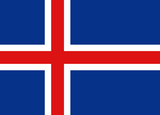 Discover Iceland Flag and Map