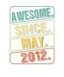Discover Awesome Since May 2012 Vintage 10 Year Old 10Th Bi
