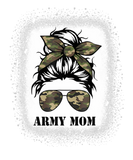 Discover Proud Army Mom Messy Bun Sunglasses Camo Flag Mili
