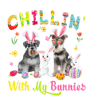 Discover Chillin' With My Bunnies Cute Bunny Schnauzer Dogs