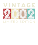 Discover Retro 20 Year Old Vintage 2002 Limited Edition 20T