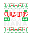 Discover First Christmas As A Nana Santa Hat Ugly Xmas New