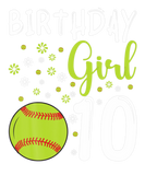 Discover Girl 10Th Birthday Softball Girls Player Funny 10