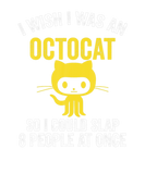 Discover Funny Cat I Wish I Was An Octocat Slap 8 People At