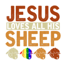 Discover Jesus Loves All His Sheep Christianity Rainbow LGB