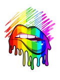 Discover Rainbow Lips LGBTQ LGBT Pride Month Rainbow Flag