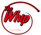 Discover Whip Red & White American Roots Music Logo - Black