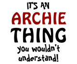 Discover It's an Archie thing you wouldn't understand