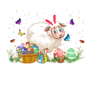 Discover Cute Bunny Sheep Easter Hunting Egg Farmers Happy