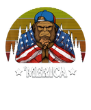 Discover Retro 4Th Of July Merica Patriotic Bigfoot, Americ