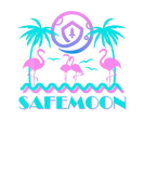 Discover Safemoon Crypto Retro 80S Flamingo