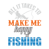 Discover All it takes to make me happy is fishing sweat