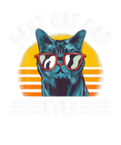 Discover Best Cat Dad Ever Funny Retro Fathers Day