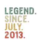Discover Legend Since July 2013 8Th Birthday Retro Boys 8 Y
