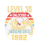 Discover Level 30 Unlocked Awesome 1992 30Th Birthday Gamer