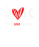 Discover Baseball Peace Love Baseball