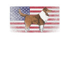 Discover Shetland Sheepdog Dog Pet 4Th Of July American Fla