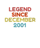 Discover Legend Since December 2001 Retro Birthday Gift