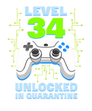 Discover Level 34 Unlocked Quarantine Video Gamer 34Th Birt