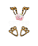Discover Leopard Bunny Sister Happy Easter Day Funy