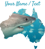 Discover Great White Shark Australia Blue & White