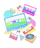 Discover Eighties Theme Party Retro 80S Music Cassette 80S