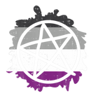 Discover Pentagram Satanic Goth LGBTQ Asexual Flag Ace Prid