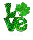 Discover Love Mama St Patrick's Day Green Plaid Leopard Sha