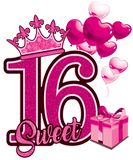 Discover Sweet Sixteen Birthday Pink