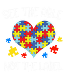Discover See the Able not the Label Autism Quote Gift
