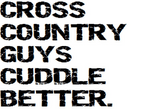 Discover valentine: cross country guys cuddle better