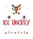 Discover The Ice Hockey Reindeer Christmas Pajama Family Ma