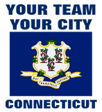 Discover Team Connecticut State Flag Raglan
