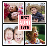 Discover Best Aunt Ever 4 Photo Collage