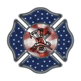 Discover A Firefighter Patriotic Maltese Cross