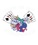 Discover Funny This Is My Pokerface Crazy Unicorn