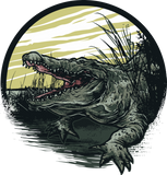 Discover Fun Alligator Illustrative for men and boys Gator